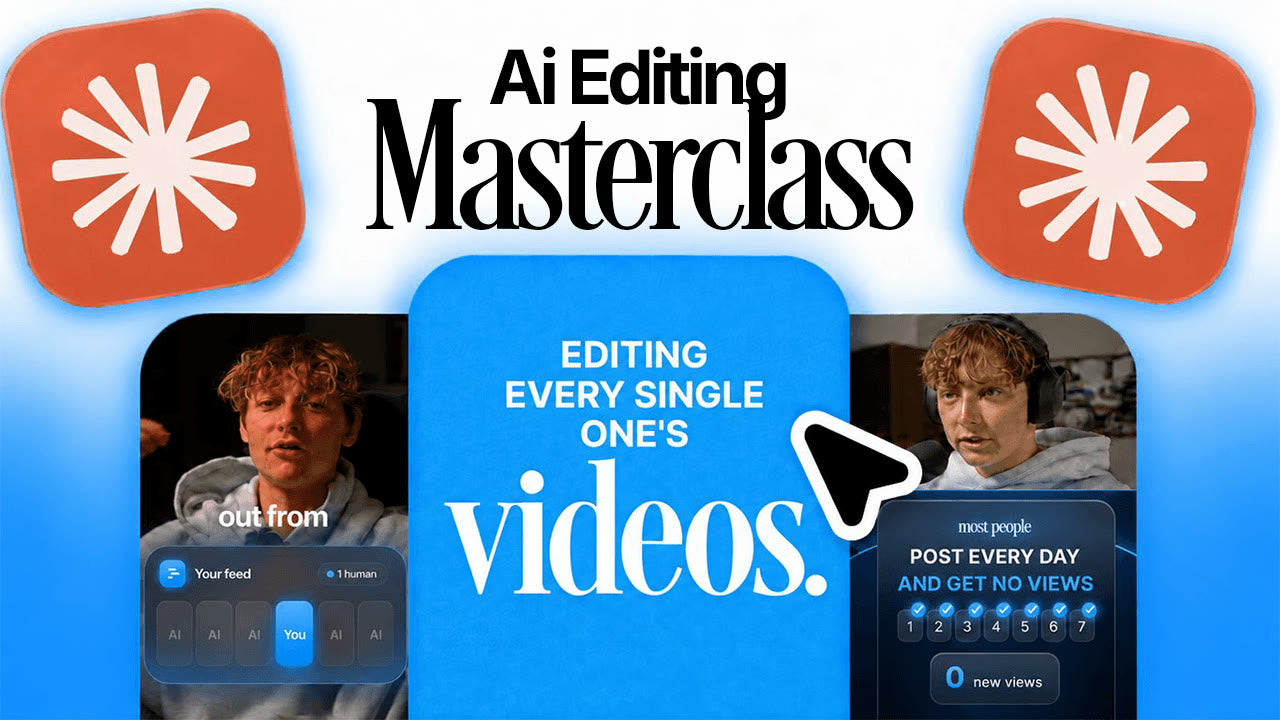 Torsten teaching the AI Editing Masterclass