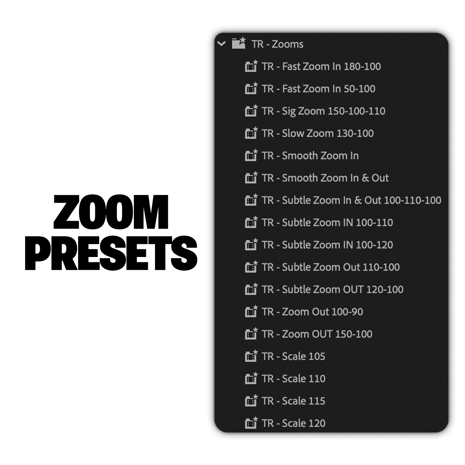 Zoom Pack - Sparvol